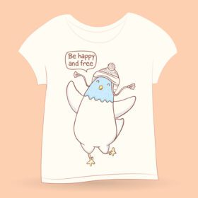 دانلود کبوتر دستی زیبا برای تی شرت