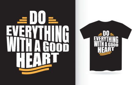 دانلود هر کاری را با طرح خط قلب خوب برای تی شرت انجام دهید