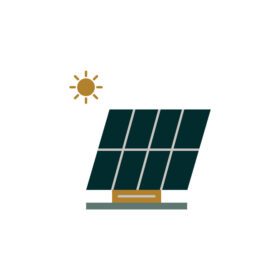 نماد دانلود نماد پانل خورشیدی کامل برای وب برنامه یا موارد دیگر