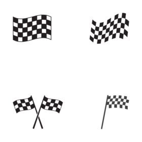 دانلود آیکون race flag icon logo vektor