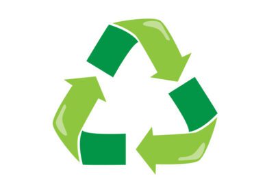دانلود آیکون recycle icon وکتور سبز مثلثی eco recycle icons