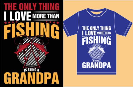دانلود طرح تی شرت عاشق ماهیگیری تی شرت بابابزرگ ماهیگیری