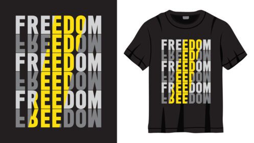 دانلود طرح حروف شعار آزادی برای تی شرت