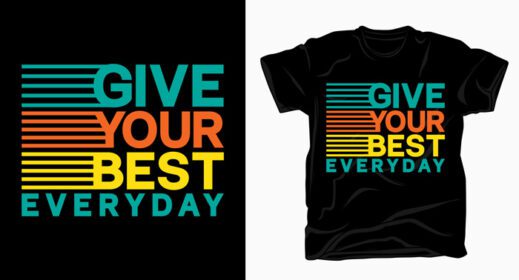 دانلود بهترین طرح تایپوگرافی روزمره خود را برای تی شرت
