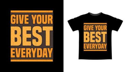 بهترین طرح تی شرت تایپوگرافی روزانه خود را دانلود کنید