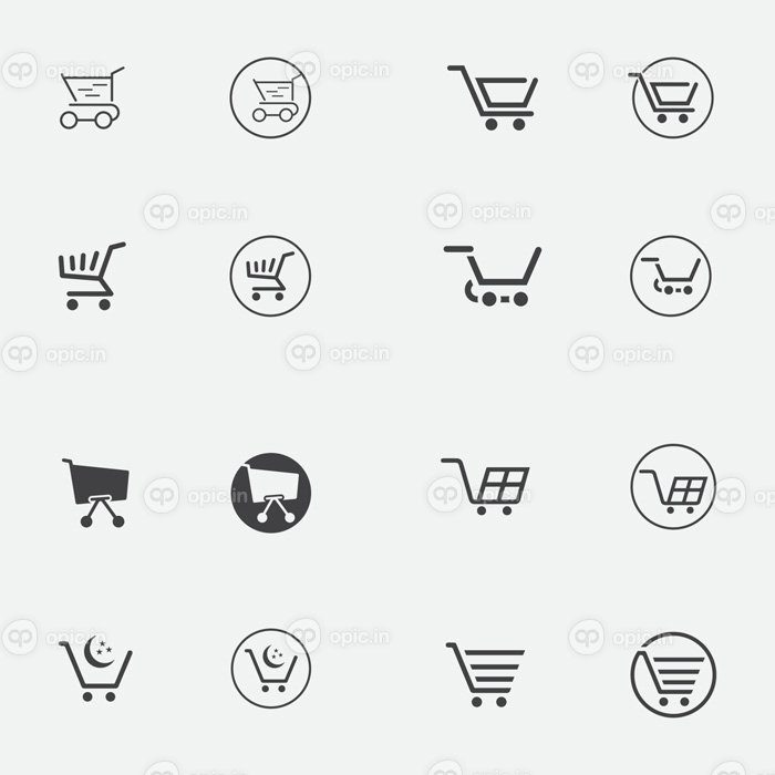 دانلود آیکون فروشگاه فروشگاه سبد وکتور قالب آیکون