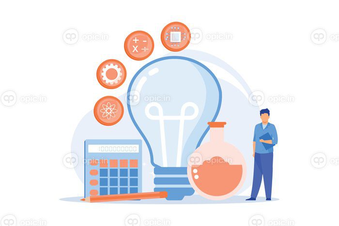 دانلود آیکون استم آموزش مدل برنامه یادگیری زمینه های پایه از