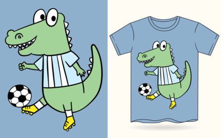دانلود دستی تمساح زیبا برای تی شرت