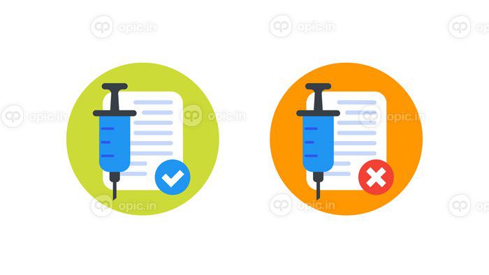 دانلود آیکون واکسیناسیون بررسی آیکون های برداری پزشکی