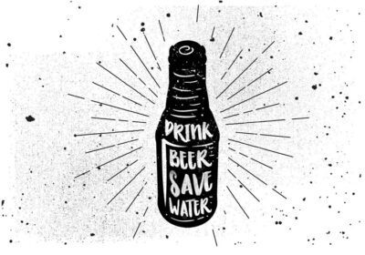 دانلود تصویر برای طراحی نوشیدنی الکلی با متن تایپوگرافی و افکت گرانج طراحی شده برای برچسب پوستر کارت تبریک وب سند و سایر سطوح تزئینی