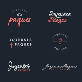 دانلود شامل این بسته چندین طراحی تایپوگرافی از joyeuses paques است که برای پروژه بعدی شما عالی است