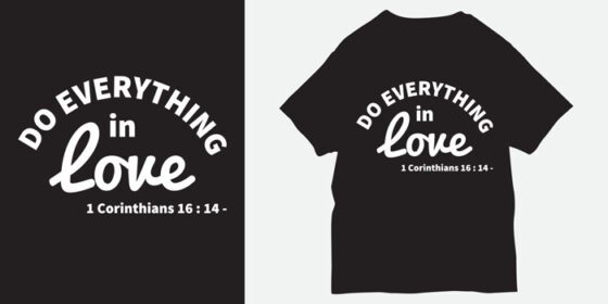 دانلود کلمات الهام بخش کتاب مقدس برای چاپ تی شرت