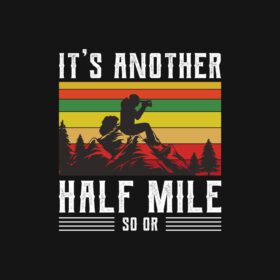 دانلود it s Another mile so یا وکتور طرح تی شرت