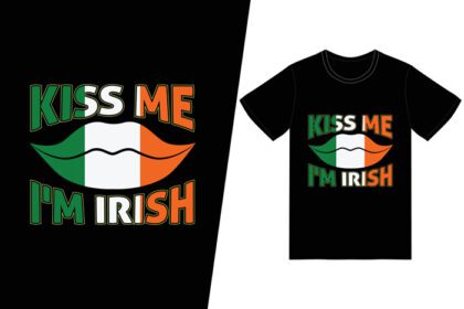 دانلود تی شرت مرا ببوس من ایرلندی هستم