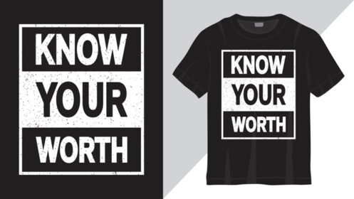 دانلود طرح حروف شعاری ارزش خود را برای تی شرت