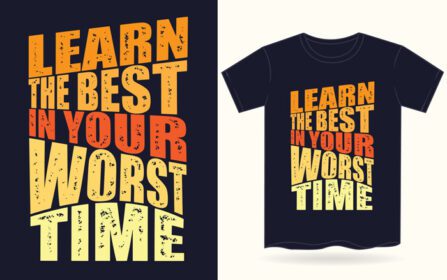 دانلود آموزش بهترین در بدترین زمان تایپوگرافی برای تی شرت