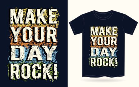 دانلود تایپوگرافی راک روز خود را برای تی شرت