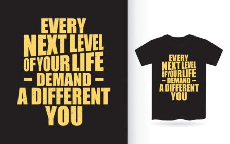 دانلود نقل قول انگیزشی در مورد طراحی حروف زندگی برای تی شرت