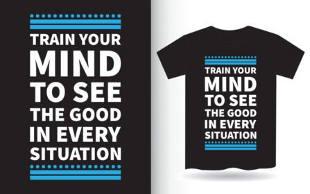 دانلود نقل قول انگیزشی در مورد طراحی حروف ذهنی برای تی شرت