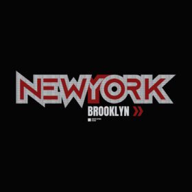 دانلود تایپوگرافی تصویری نیویورک بروکلین مناسب برای تی