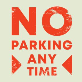دانلود تابلوی جاده هر زمان پارکینگ ممنوع برای چاپ مهر تی شرت پوستر
