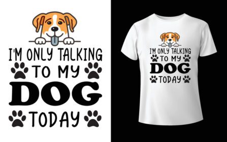 دانلود تی شرت توله سگ روز وکتور هنر سگ وکتور تی شرت سگ
