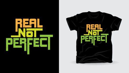 دانلود طرح چاپ تی شرت تایپوگرافی مدرن نه واقعی