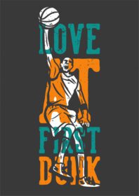 دانلود طرح تی شرت شعار تایپوگرافی عشق در اولین غوطه ور شدن با مرد