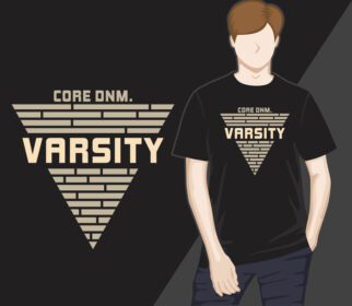 دانلود طرح تایپوگرافی دانشگاه برای تی شرت