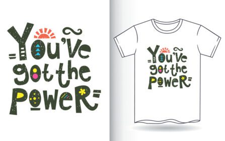 شما تایپوگرافی قدرتمند برای تی شرت را دانلود کرده اید
