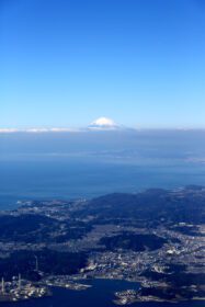 دانلود عکس هوایی از کوه فوجی ژاپن