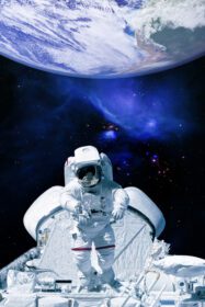 دانلود عکس عناصر فضانورد و سفینه فضایی این تصویر مبله شده توسط