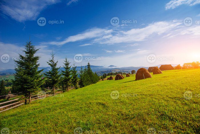دانلود عکس روز زیبای آفتابی در کوهستان