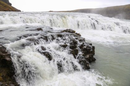 دانلود عکس آبشار gullfoss در ایسلند
