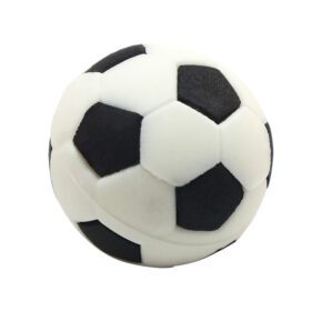 دانلود عکس توپ فوتبال جدا شده در پس زمینه سفید