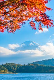 دانلود عکس منظره در کوه فوجی یاماناشی ژاپن