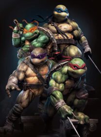 دانلود والپیپرهای هنری ArtStation Teenage Mutant Ninja Turtles Michelangelo TMNT Raphael TMNT Donatello