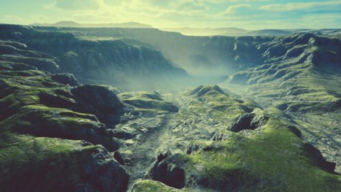 دانلود عکس منظره با کوه و چمن زرد خشک در نیوزیلند