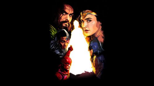 دانلود تصاویر پس زمینه آثار هنری مینیمالیسم Justice League Aquaman Flash Batman Wonder Woman Gal Gadot Jason Momoa Ben Affleck Cyborg DC Comics