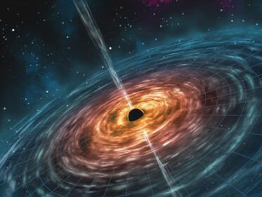 دانلود عکس نور آسمان آبی کیهان کهکشان چاله جهان و سیاهچاله