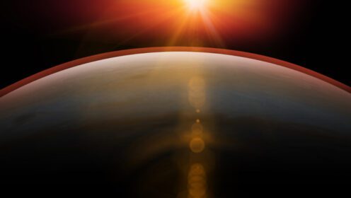 دانلود عکس سیاره مریخ در فضای بیرونی که زیبایی اکتشاف فضایی را نشان می دهد