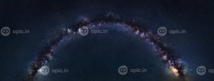 دانلود عکس راه شیری پانوراما astro عکاسی در شب