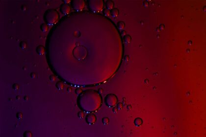 دانلود عکس انتزاعی دایره مایع پس زمینه بافت حباب سه بعدی