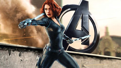 دانلود والپیپرهای سه بعدی Black Widow کمیک مارول The Avengers