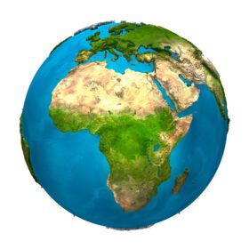 دانلود عکس سیاره زمین آفریقا