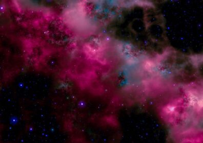 دانلود عکس انفجار ستاره در کهکشان یک جهان ناشناخته