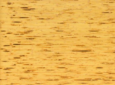 دانلود عکس پس زمینه و بافت چوب تزئینی زرد بامبو روی