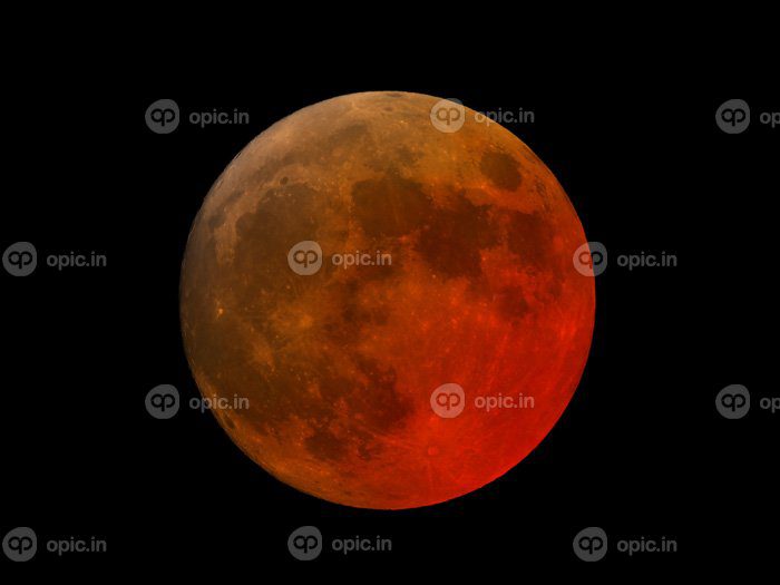 دانلود عکس ماه گرفتگی کامل فوق العاده خونی
