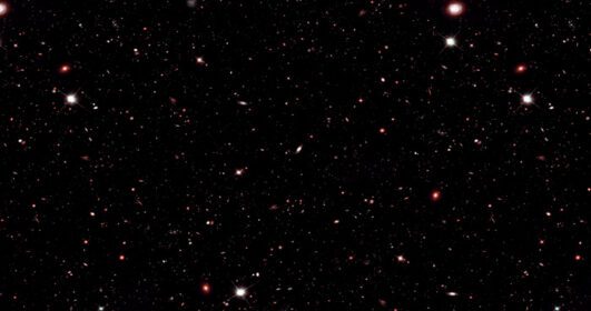 دانلود عکس پس زمینه کهکشان های انتزاعی با ستاره ها و سیارات