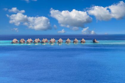 دانلود عکس مناظر بهشت مالدیو منظره هوایی گرمسیری